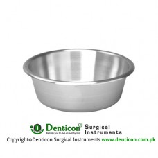 Round Bowl 8500 ccm Stainless Steel, Size Ø 320 x 140 mm